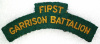 M169 - First Garrison Battalion Shoulder Title, 1942